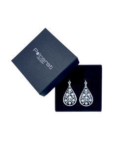 Sterling silver earrings with pearls and crystals K 1959 2