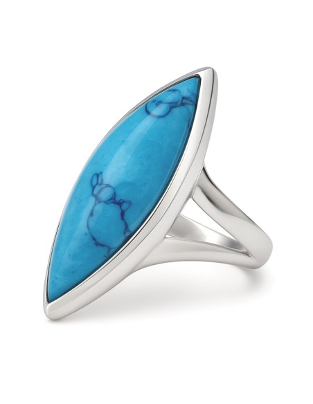 Srebrny pierścionek z turkusami PK 4107|Polcaratdesign.pl Biżuteria