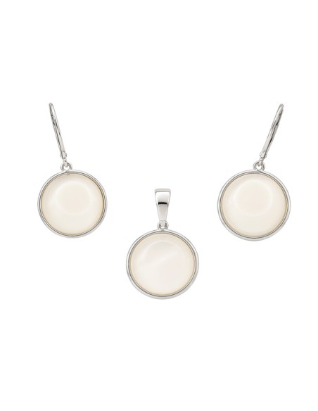 Silver cat eye set 568 cat eye