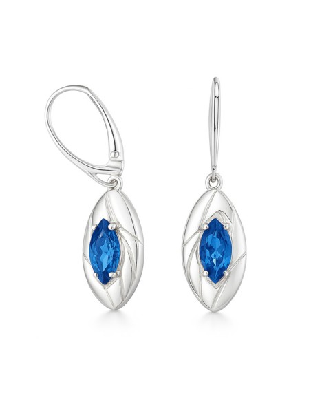 copy of Silver earrings with Swarovski crystal K 2011