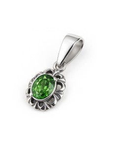Sterling silver pendant with crystal W 1603 | Polcarat Design