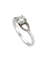 Silver ring with zirconia PK 393