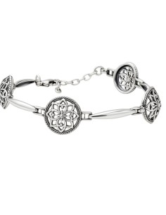 Sterling silver PRL-style bracelet L 2151 | Polcarat Design