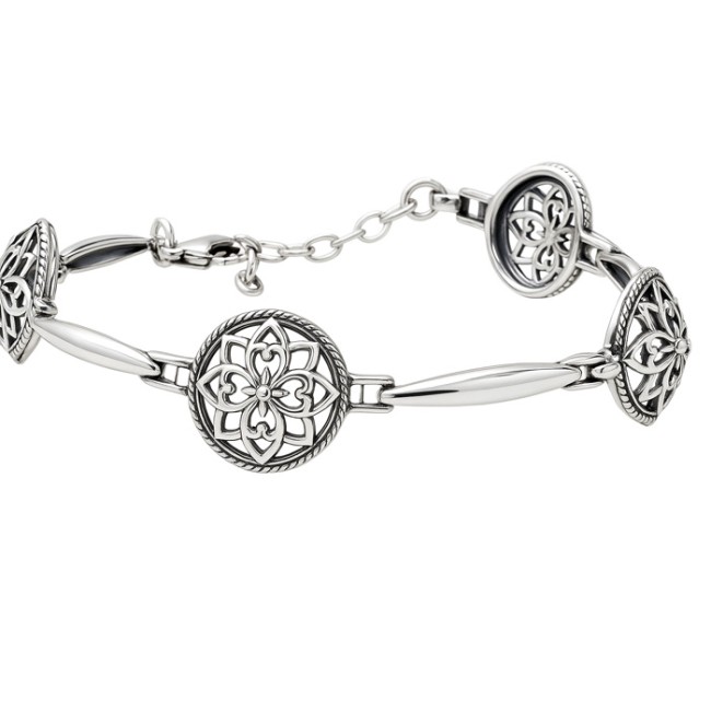 Sterling silver PRL-style bracelet L 2151 | Polcarat Design