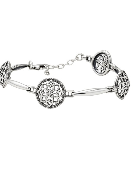 Bransoletka srebrna PRL Bransoletka srebrna w stylu PRL L 2151 Bransoletki srebrne Polcaratdesign.pl Biżuteria