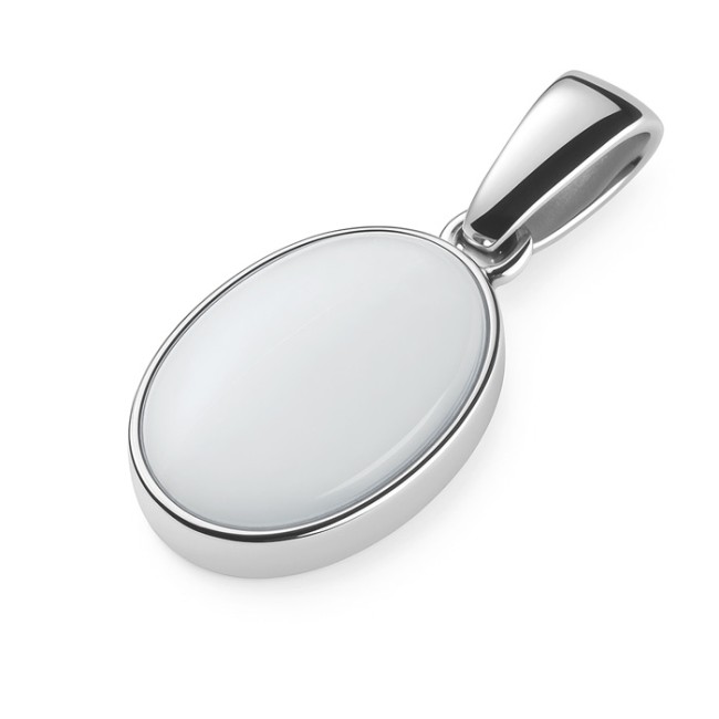 Sterling silver pendant with mother of pearl W 2160 | Polcarat Design