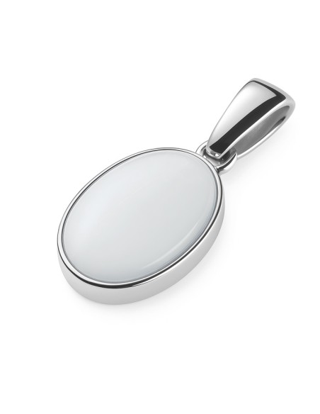 Silver pendant decorated with mother of pearl W 2136 Polcarat Design