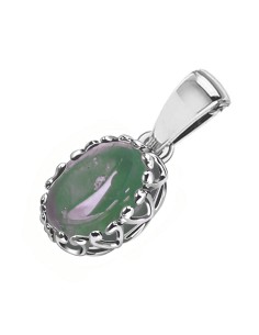 Sterling silver pendant with aventurine W 2131 | Polcarat Design