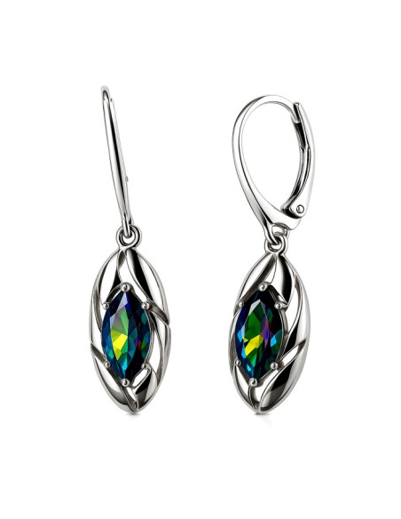 copy of Silver earrings with Swarovski crystal K 2011