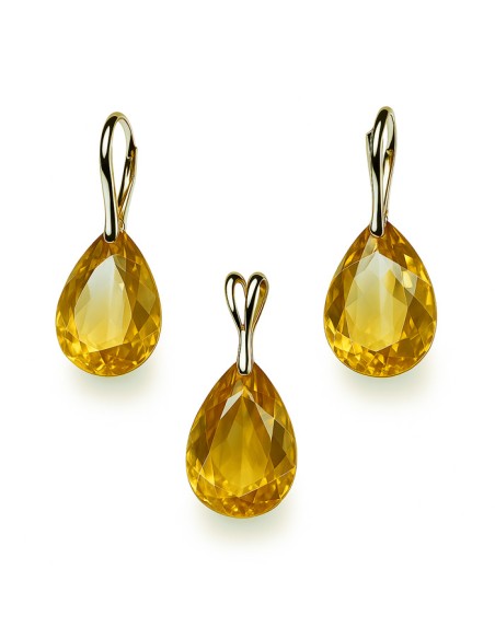 Set of silver zircons KPL 945