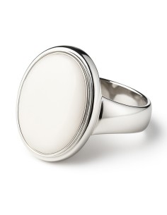 Sterling silver ring with mother of pearl PK 2160 | Polcarat Design