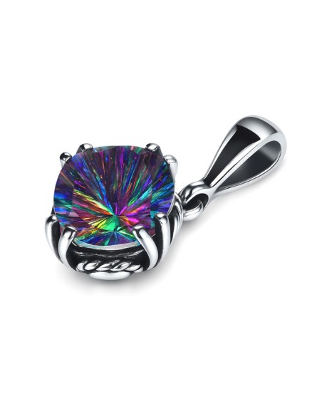 Sterling silver pendant with crystal W 2119 | Polcarat Design
