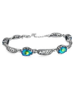 Bransoletka srebrna z kryształami L 2121 - Polcarat Design 2