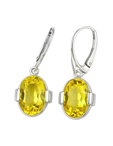 K 1789 Silver Crystal Earrings
