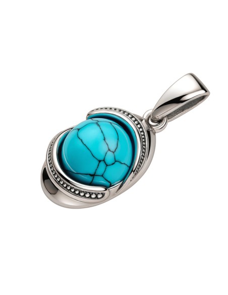 Silver pendant W 1805 Turquoise