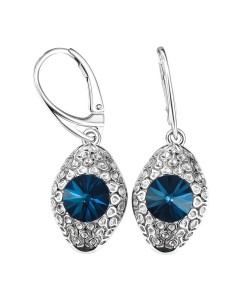 Swarovski K 1961 Silver Crystal Earrings