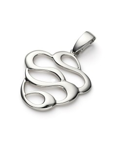 Silver rhodium-plated pendant W 1925