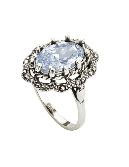 Silver ring zirconia PK 995