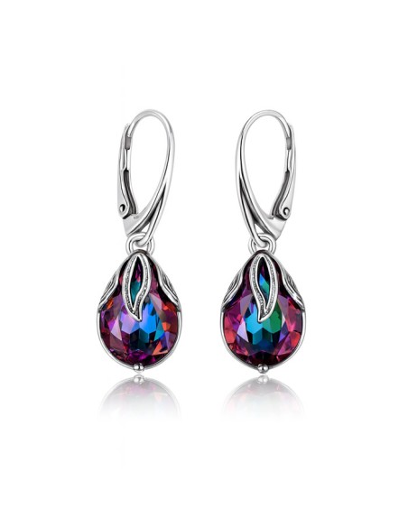 K 1643 Silver Crystal Earrings