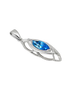 Silver pendant with Swarovski crystal W 1901