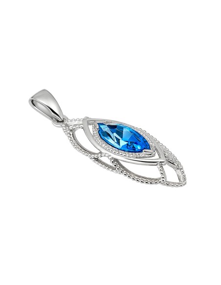 Silver pendant with Swarovski crystal W 1901