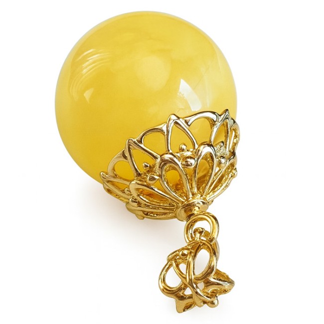 Pendant with amber ball WA 030