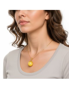 Pendant with amber ball WA 030 2