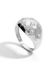 Srebrny pierścionek z kryształami Swarovski PK 1928 Sapphire 2