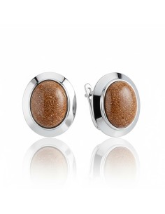 Silver Plated Zircon Earrings K 2037