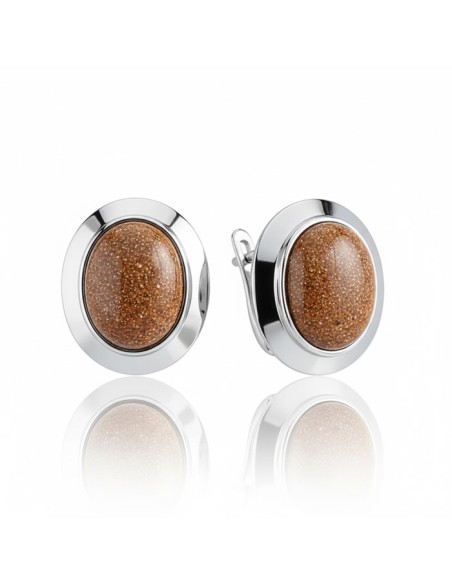 Silver Plated Zircon Earrings K 2037