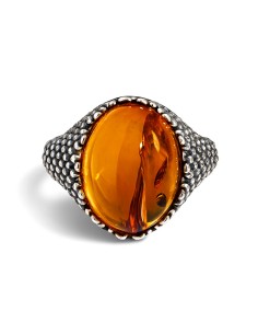 Silver ring PK 2022 amber 2