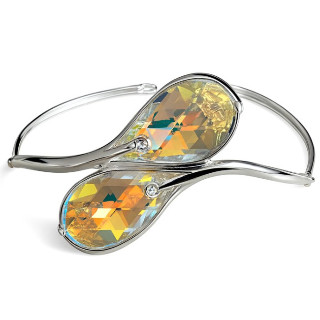 Silver bracelet with Swarovski crystal R 1520