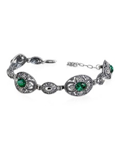 Silver bracelet with Swarovski crystals L 1822