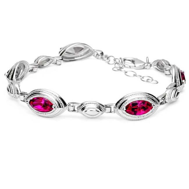 Silver bracelet with Swarovski crystals L 1892