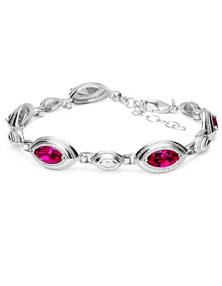 Silver bracelet with Swarovski crystals L 1892