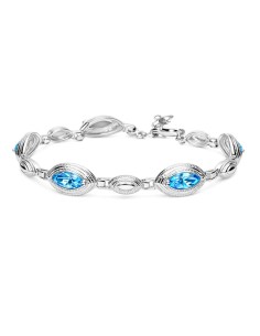 Silver bracelet with Swarovski crystals L 1892