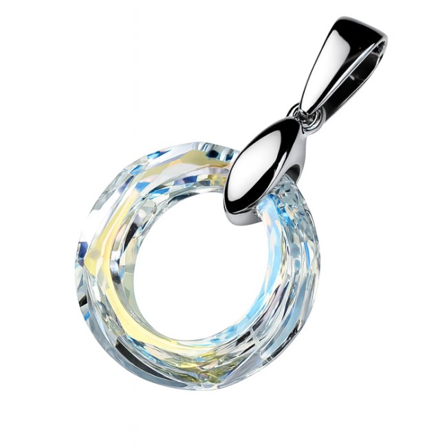 OPonka swarovski ze srebrem 925