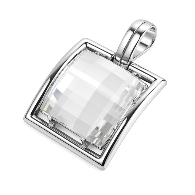 Silver pendant with Swarovski crystal W 987