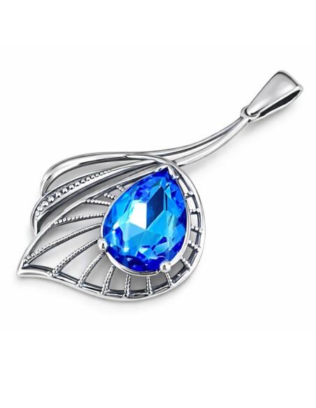 Swarovski silver crystal pendant W 1644