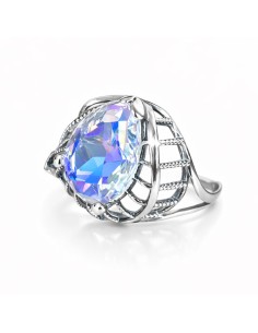 Silver ring with Swarovski crystals PK 1644 2