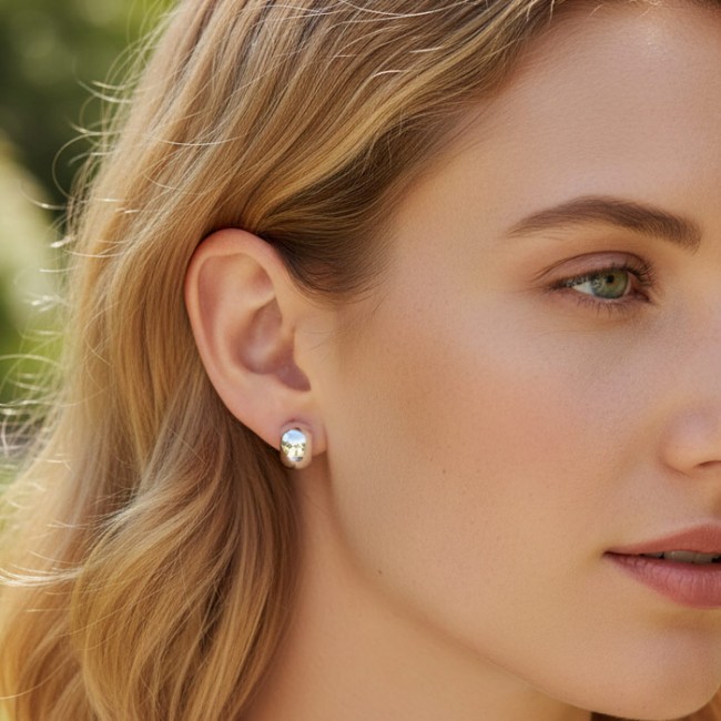 Silver earrings K3 1196