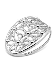 Silver rhodium-plated pendant W 1890