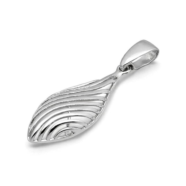 Rhodium-plated silver pendant W 1932