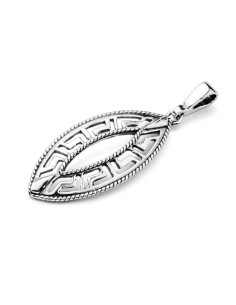 Silver pendant oxidized W 1764