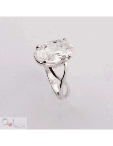 Srebrny pierścionek z cyrkonią PK 378|Polcaratdesign.pl Biżuteria