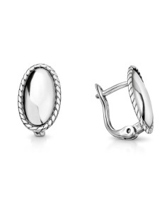 Silver oxidized earrings K3 1820