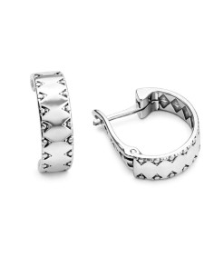 Srebrne kolczyki oksydowane K3 1141