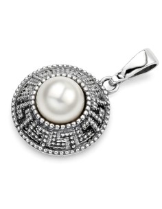Srebrny wisiorek W 1724 Perła