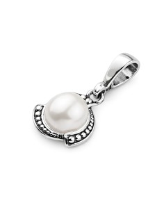 Silver pendant W 1883 pearl