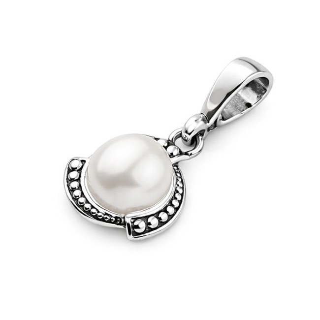 Silver pendant W 1883 pearl